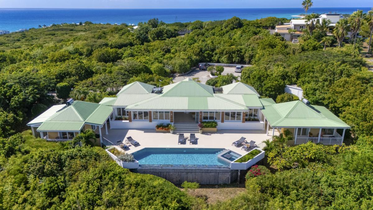 42.Location Villa piscine vue mer Terres Basses Saint Martin